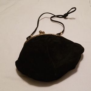 Black Suede Bag
